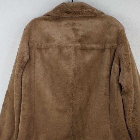 NWT Vince Faux Fur Moto Zip Jacket Coat - Picture 10 of 13